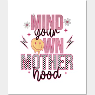 Mind Your Own Motherhood Retro Mother's Day Posters and Art